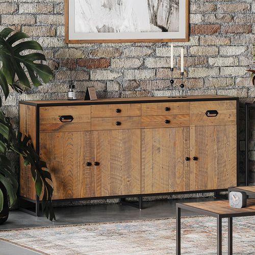 Olmsted Reclaimed Wood Medium Sideboard - 4 Doors