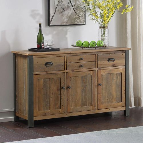 Urmston Elegance Reclaimed Wood 3 Door Sideboard