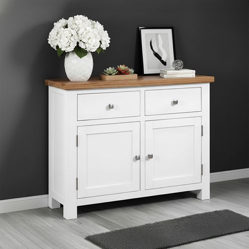 Lundy Small Sideboard - 2 Door - White Painted