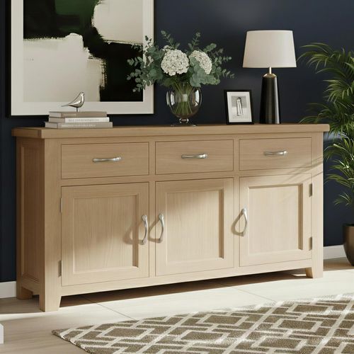 Wilmont Medium Sideboard - 3 Door - 150cm - Oak