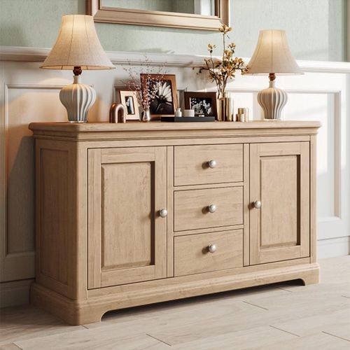 Cromwell Medium Sideboard - 135cm - 2 Door - Oak