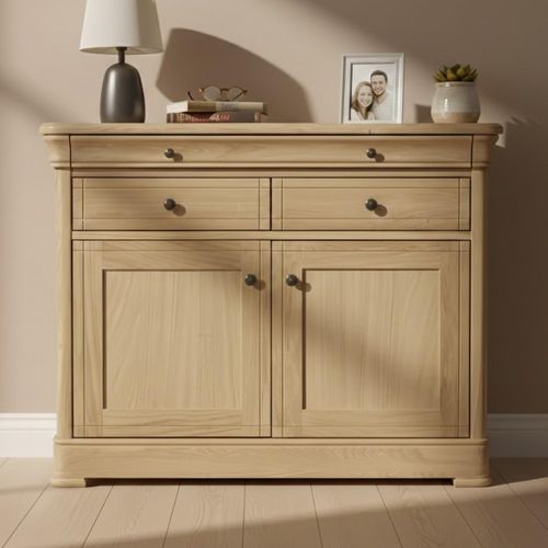 Moreno Medium Sideboard - 2 Door - 3 Drawer - Oak