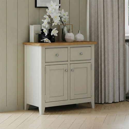 Arden Grey Painted 75cm Small 2 Door Sideboard
