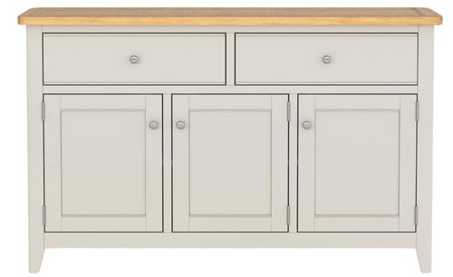 Arden Grey Painted 115cm Small 3 Door Sideboard