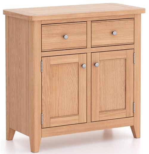 Arden Oak 75cm Small 2 Door Sideboard