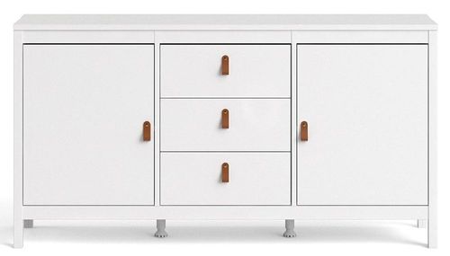 Barcelona White 2 Door Medium Sideboard
