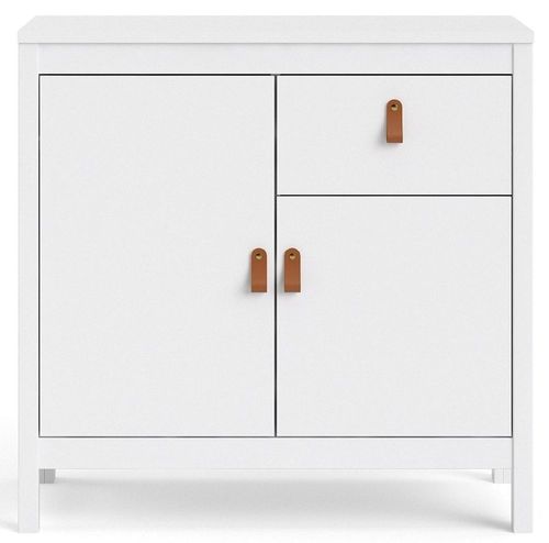 Barcelona White 2 Door Small Sideboard