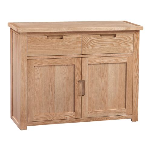 Moderna Sideboard - 2 Door - Small - 96cm - Oak