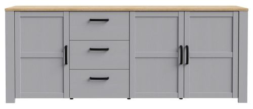 Bohol Grey 3 Door Extra Large Sideboard