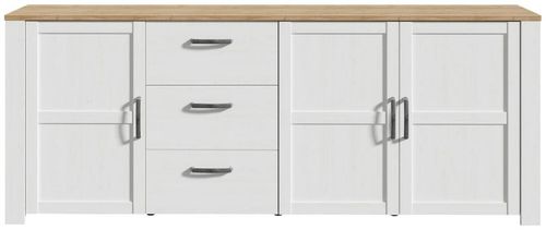 Bohol White 3 Door Extra Large Sideboard