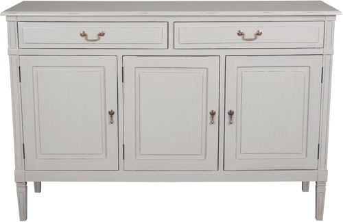 Bonaparte French Putty Painted Medium Sideboard