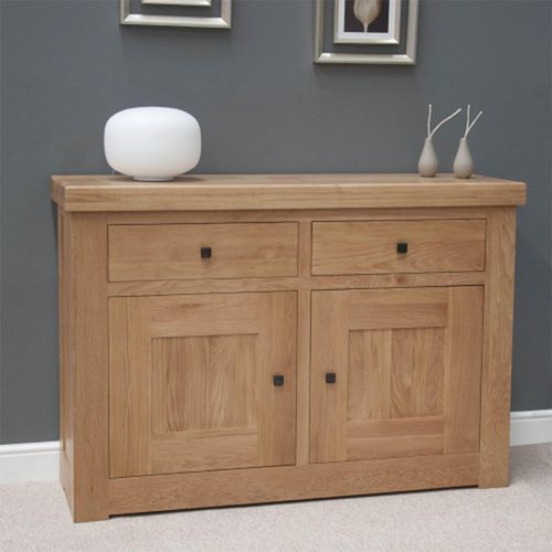 Bordeaux Sideboard - 2 Door - Medium - 140cm - Oak