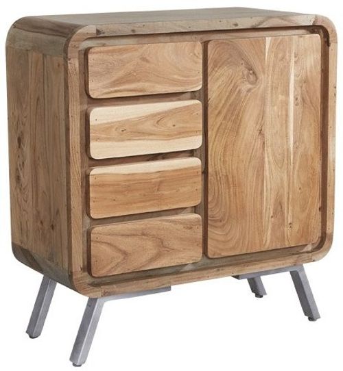 Dalhousie Industrial Acacia Wood 85cm Small Sideboard