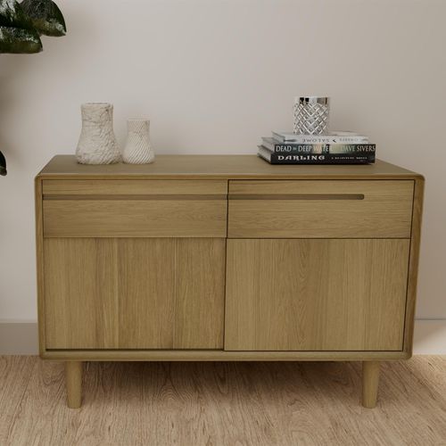 Scandic Cabinet - 2 Door - Small - Oak