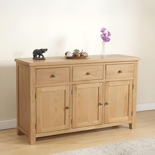Dorset Sideboard - 3 Door - Large - 137cm - Oak