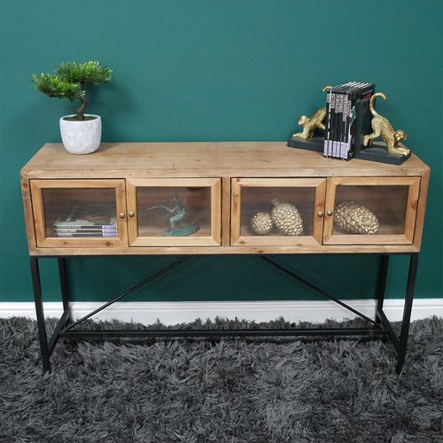 Sideboard - Fir Wood - 4 Door - Medium