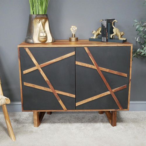 Sideboard - Sheesham Wood - 2 Door - Small - 100cm