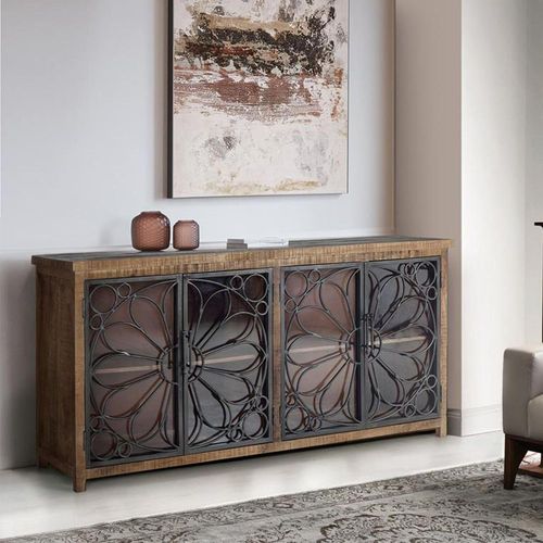Hopkins Sideboard - Mango Wood - 4 Door - Extra Large - 190cm