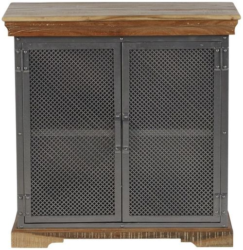 Jammu Industrial 85cm Small Sideboard - 2 Doors