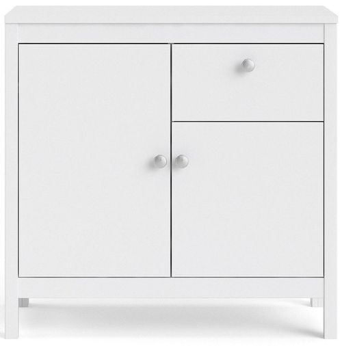 Madrid White 2 Door Small Sideboard