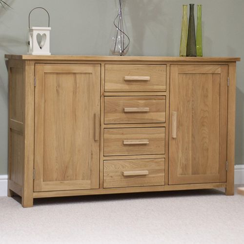 Opus Sideboard - 2 Door - Medium - 130.5cm - Oak
