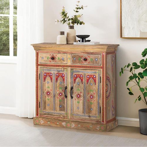 Sassari Sideboard - Mango Wood - Painted - 2 Door - Small - 90cm