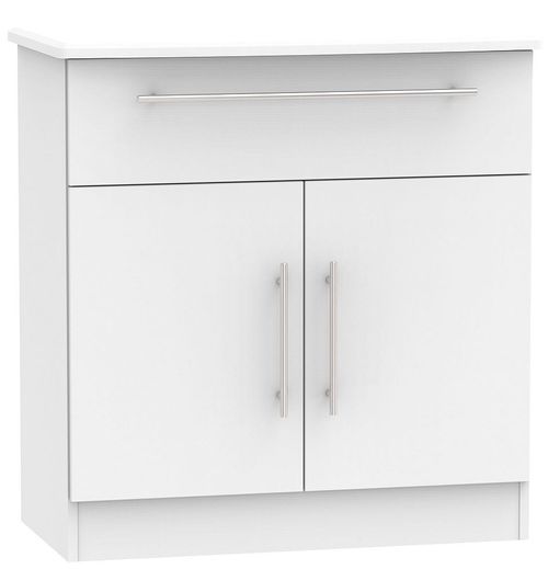 Sherwood Grey Compact Sideboard - 2 Doors