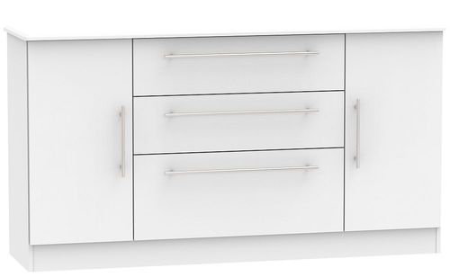 Sherwood Grey Wide Sideboard - 2 Doors