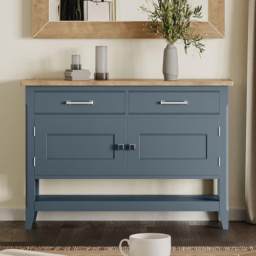 Signature Blue Sideboard - 120cm - 2 Door - Small