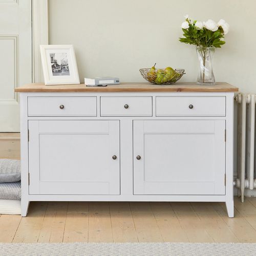 Signature Grey Painted Sideboard - 2 Door - 3 Drawer