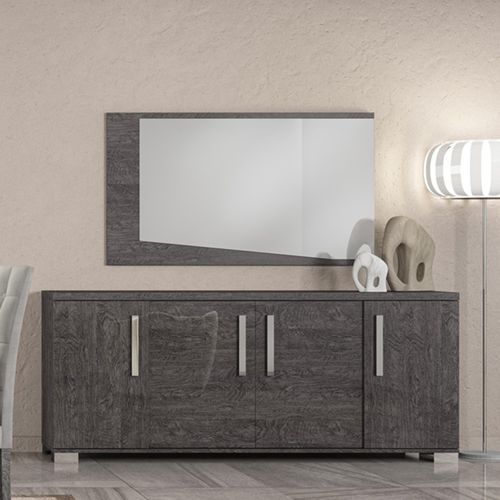 Status Sarah Day Buffet Sideboard - 202cm - 4 Doors - Grey Birch