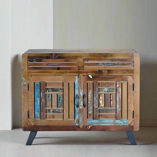 Zangird Sideboard - 2 Door - Small - 105cm - Recycled Wood