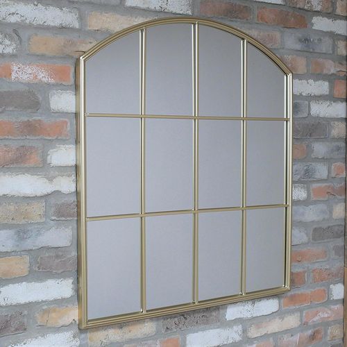 Wall Mirror - Gold Metal Frame
