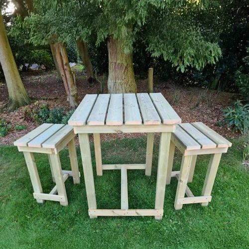 Churnet Valley Butchers Redwood Garden Bar Set