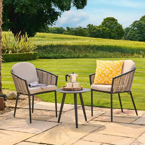 Pavilion Bistro Set - Round - Rattan - 2 Chairs