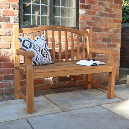Lytham Garden Bench - 2 Seater - Acacia Wood