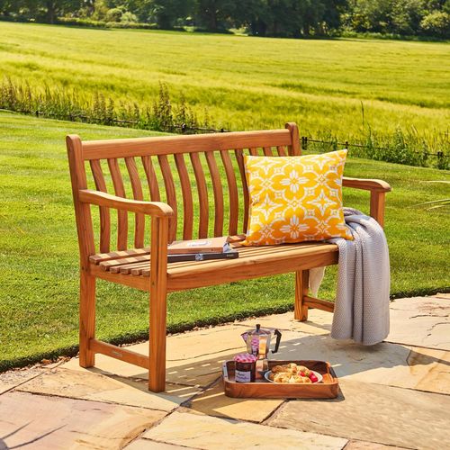 Broadfield Garden Bench - 4ft - Teak Wood