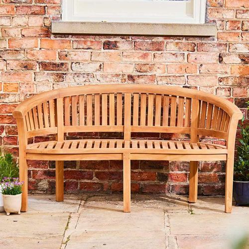 Crummock Outdoor Teak Bench 3 Seater 160cm