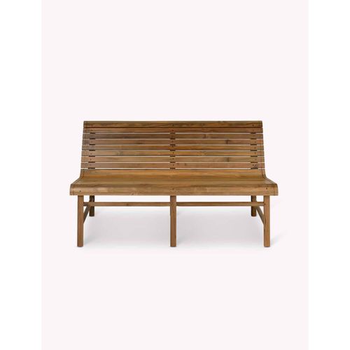 Station Outdoor Bench Double Natural