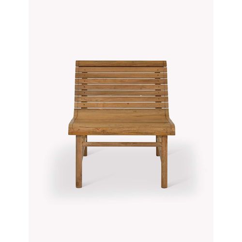 Station Outdoor Bench Single Natural