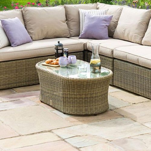 Clearance - Winchester Garden Coffee table - Natural - Rattan - FS097