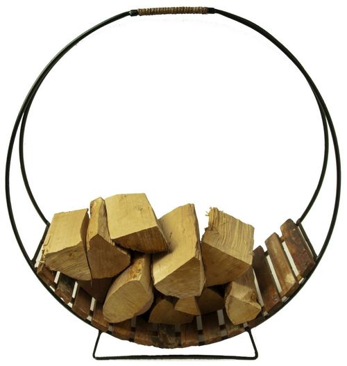 Belfort Round Metal Log Rack