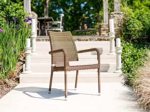 2 x Alexander Rose San Marino Stacking Garden Dining Armchair