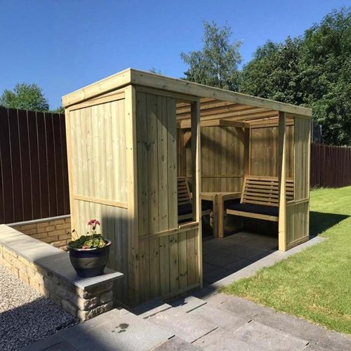 Churnet Valley Riviera Enclosed Timber Wood Garden Room