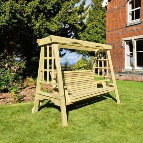 Cottage Redwood 3 Seater Garden Swing