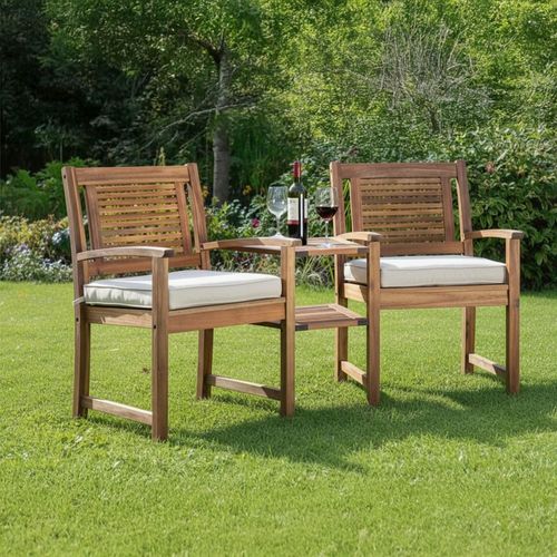 Lakeside Garden Companion Set - Acacia Wood