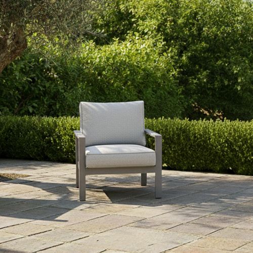 Montreal Garden Lounge Armchair - Cool Linen