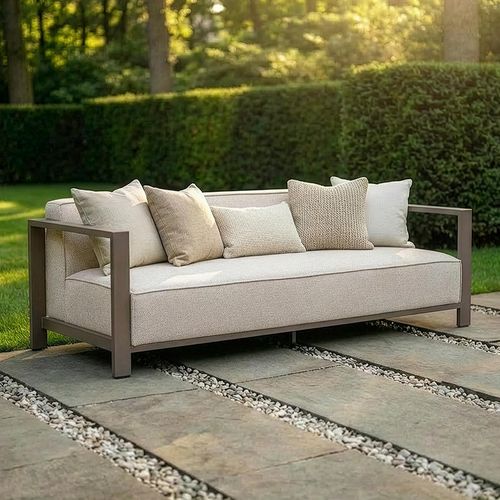 Ibiza Garden Sofa - 3 Seater - Latte