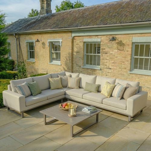 Ethos Garden Large Corner Sofa - Latte