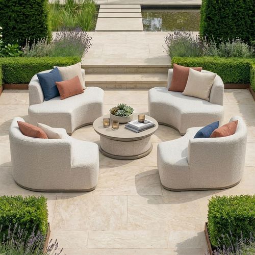 Snug Lifestyle Suite Garden Daybeds - Sofa Set - Rising Table - Latte